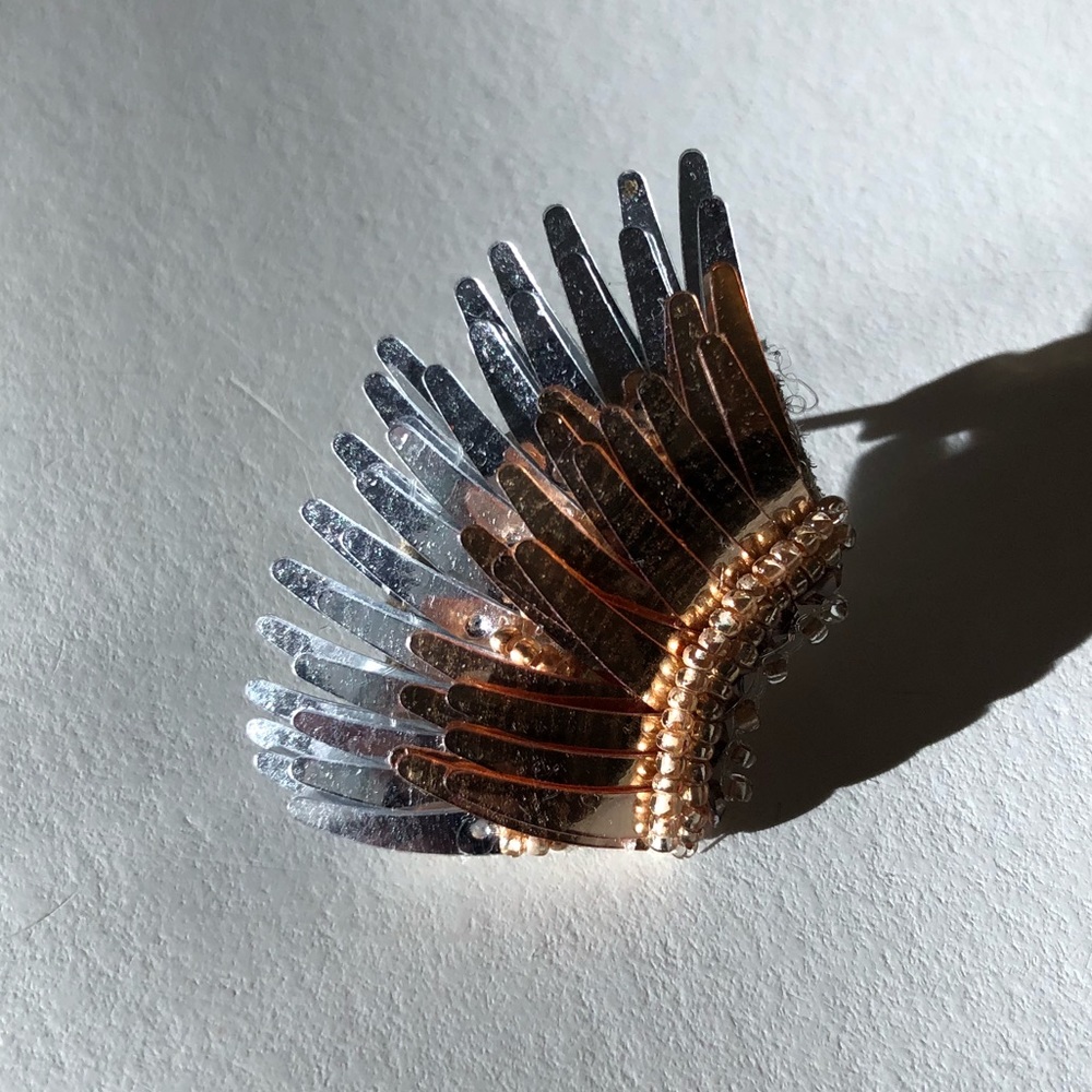 Mini Madeline RIGHT earring! Rose gold/silver